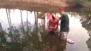 Baptism in the water