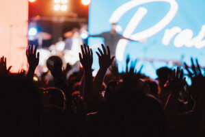 Hands in the air
