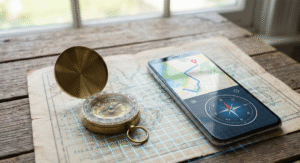 Map and compass